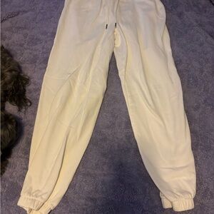 H&M Cream Jogger Pants